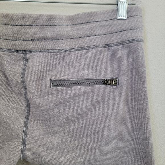 Lululemon Capri Drawstring Sz‎ 10 Tea Lounge Crop Commuter Denim White Fossil - Picture 15 of 16